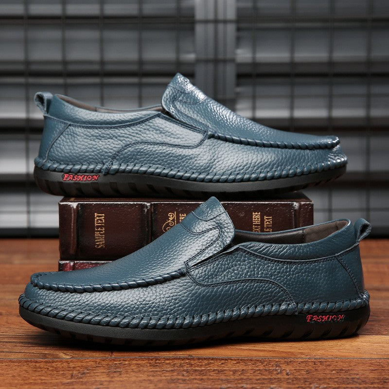 vmr3-Men's slip-on non-slip leather shoes