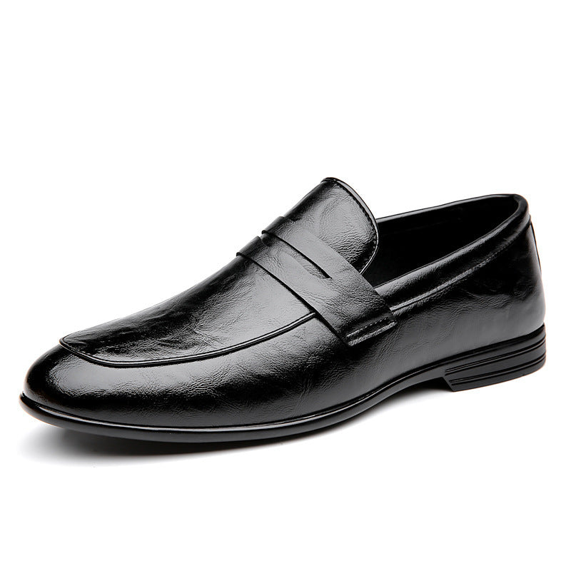 luu005-New British style men's casual leather shoes