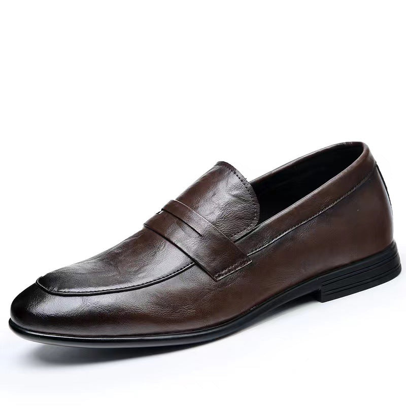 luu005-New British style men's casual leather shoes
