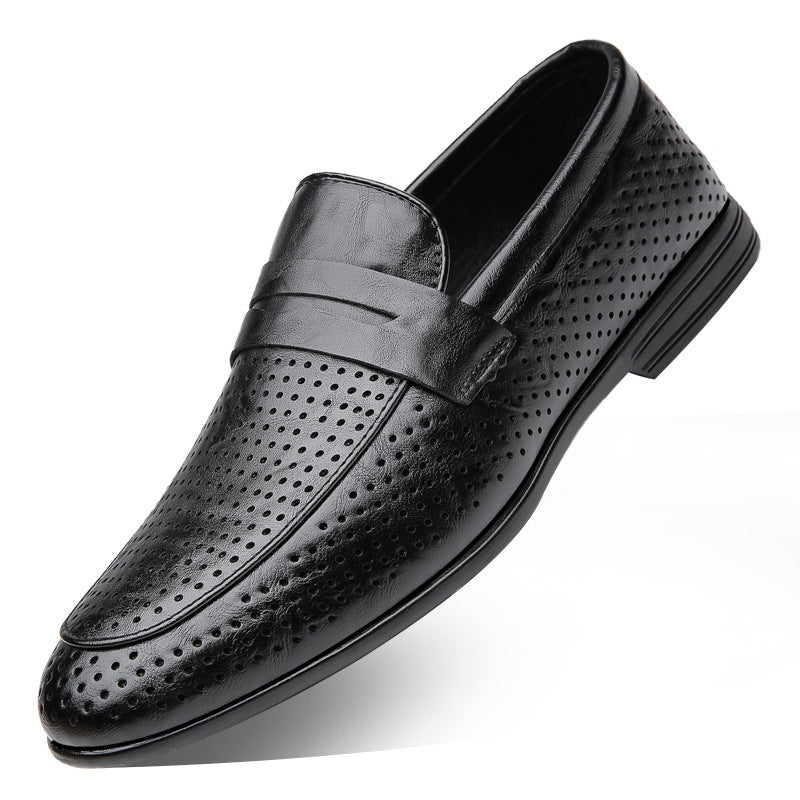 luu005-New British style men's casual leather shoes