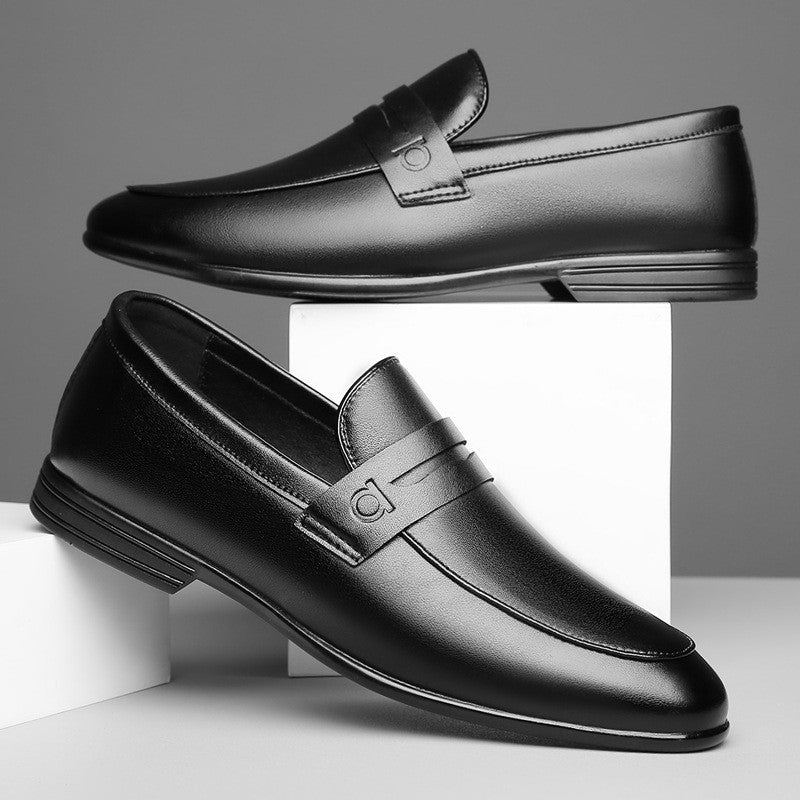 luu005-New British style men's casual leather shoes