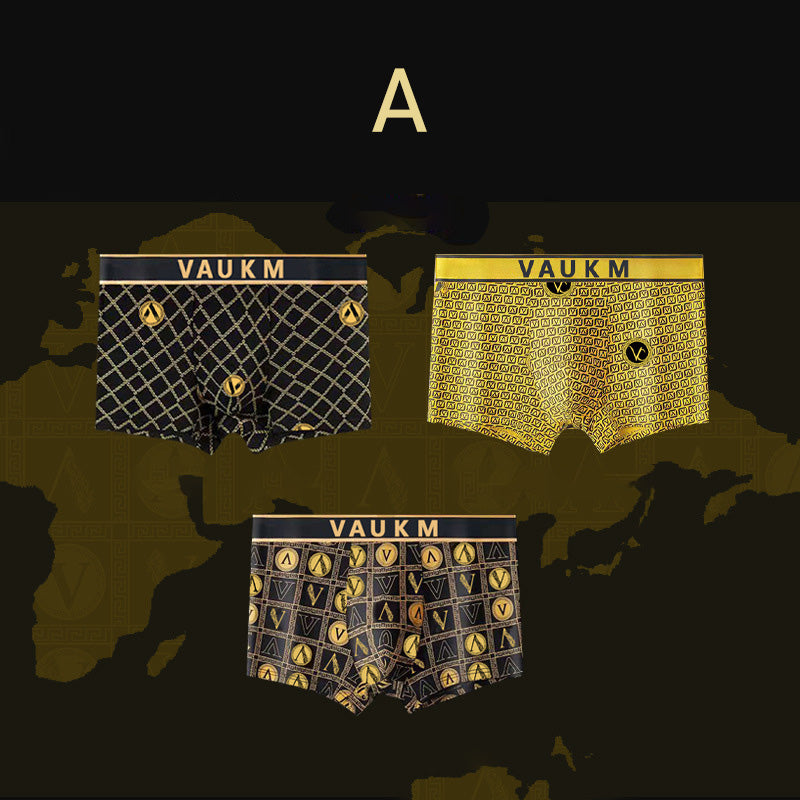 Men's Breathable Boxer Printed Underwear Gift Box