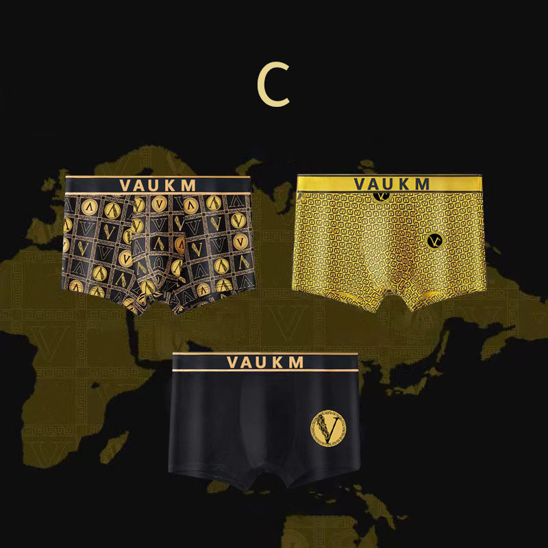 Men's Breathable Boxer Printed Underwear Gift Box