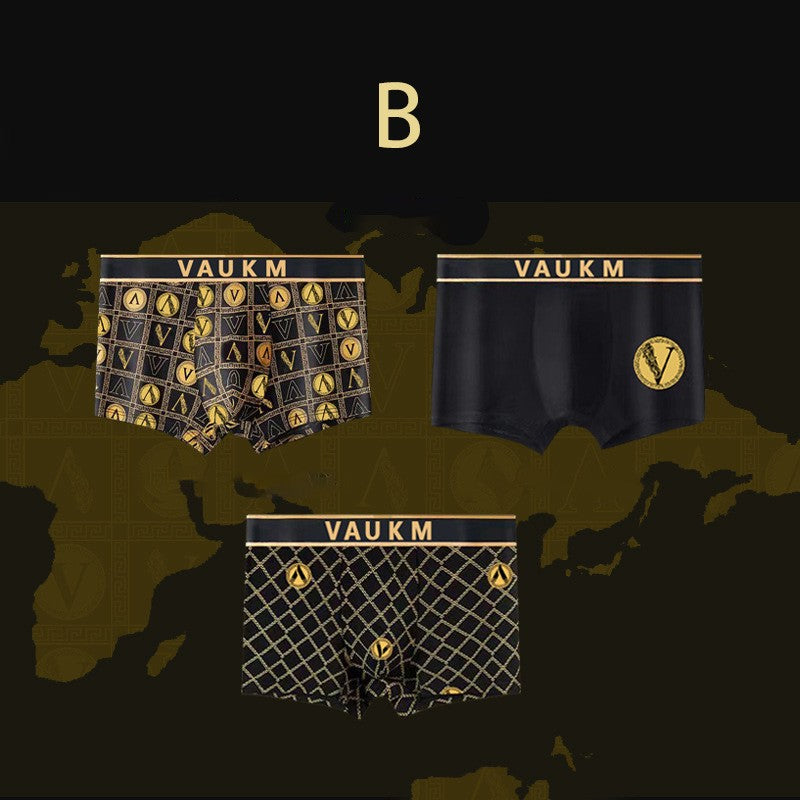 Men's Breathable Boxer Printed Underwear Gift Box
