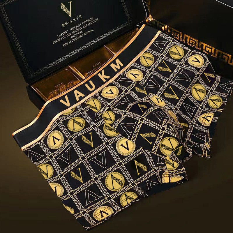 Men's Breathable Boxer Printed Underwear Gift Box