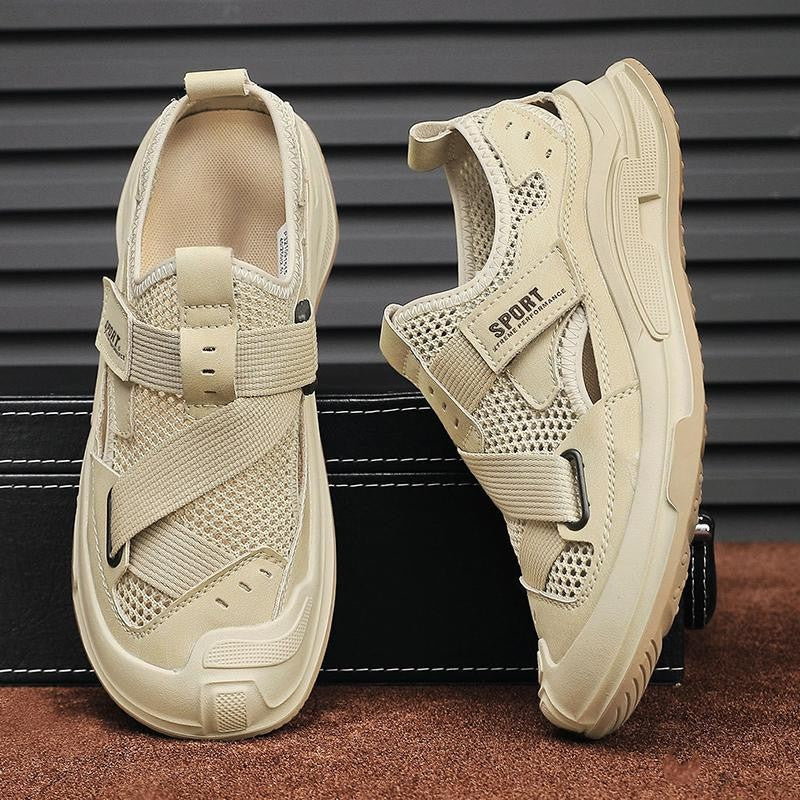 Summer mesh breathable hollow sandals