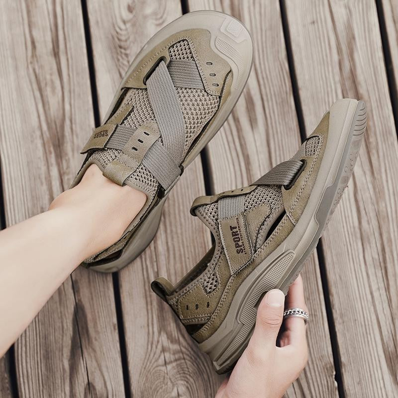 Summer mesh breathable hollow sandals