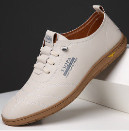 zd233-Men's fashionable casual leather shoes