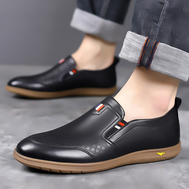 hou454-Men's British style business casual shoes
