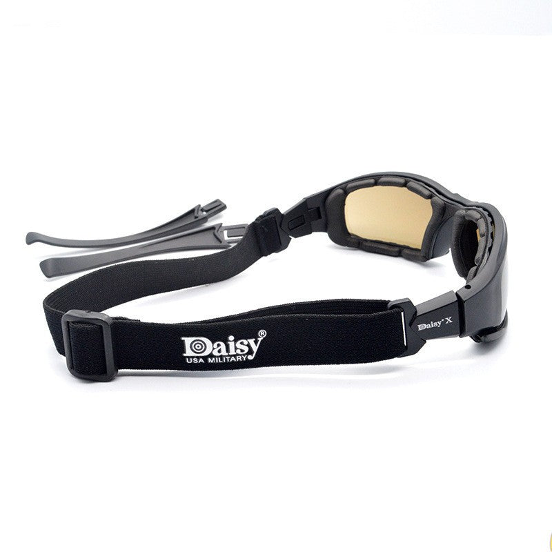 ae652-Daisy X7 glasses tactical goggles set 4 lenses