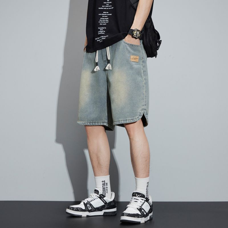ae662-Men's loose straight-fit casual shorts