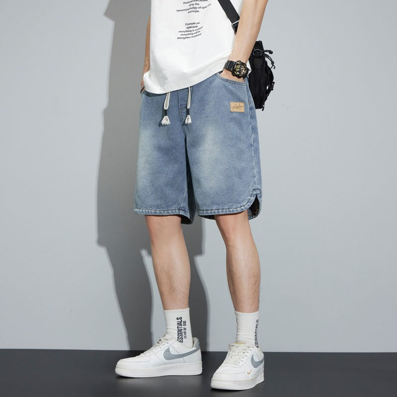 ae662-Men's loose straight-fit casual shorts