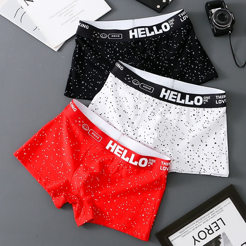 luu475-Men's Cotton Comfortable Breathable Boxer Briefs