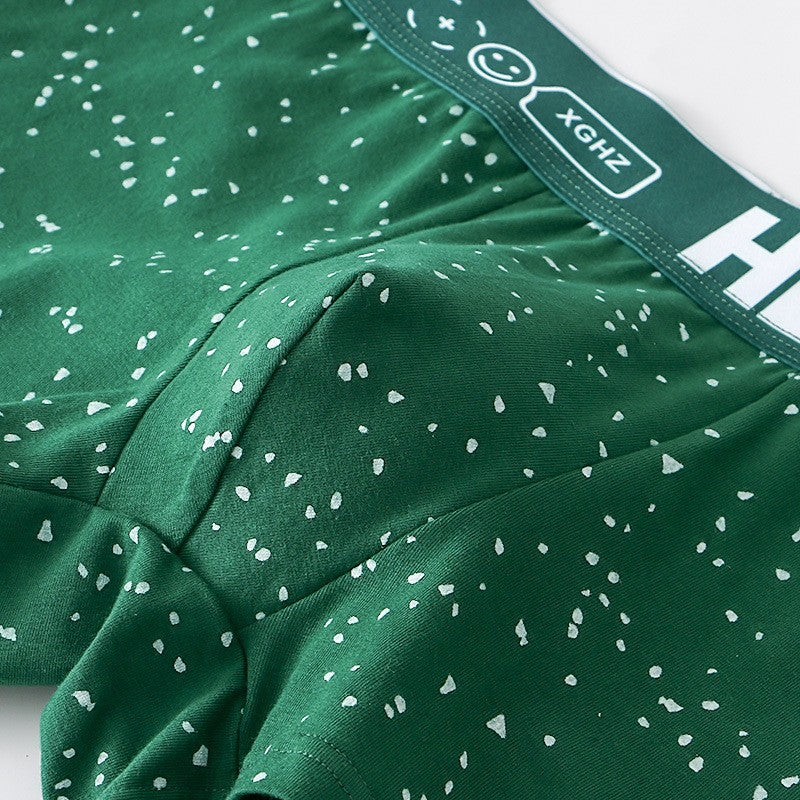 hou475-Men's Cotton Comfortable Breathable Boxer Briefs