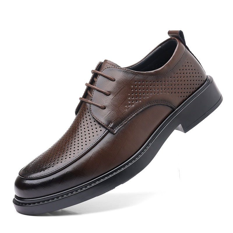 Men's new breathable business formal leather shoes