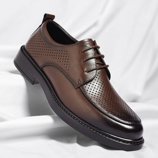 Men's new breathable business formal leather shoes