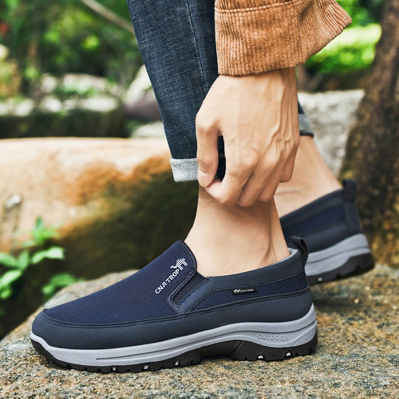 qh158-Men's mesh breathable casual shoes