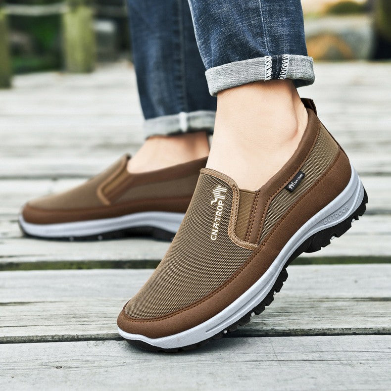 qh158-Men's mesh breathable casual shoes