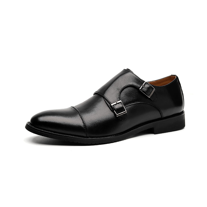 2024 Men's business formal pointed leather shoes
