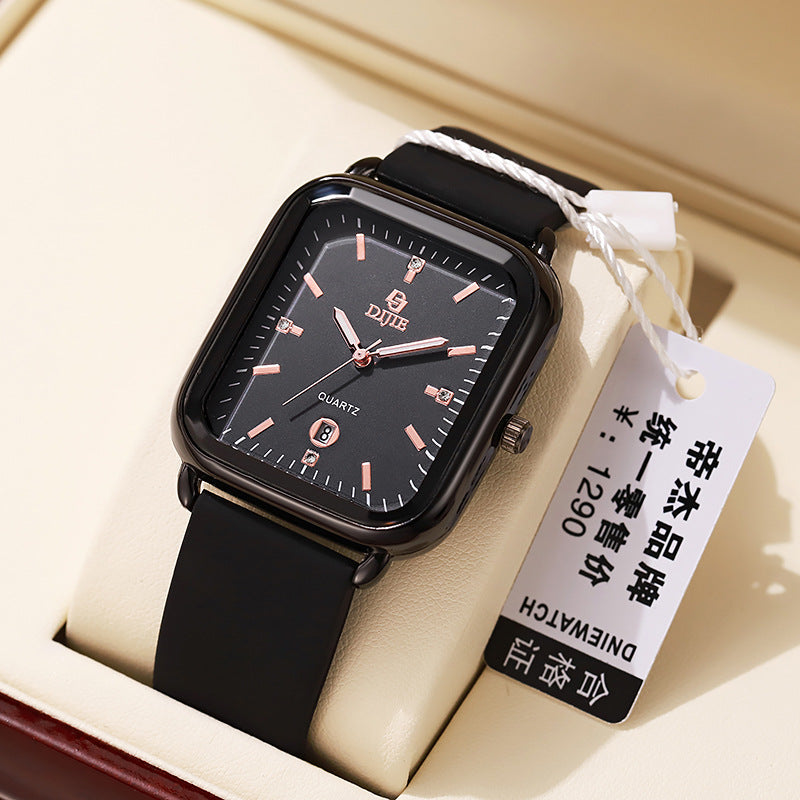 zp436-Simple Women's Square Quartz Watch اشتري 1 و إحصول على 1 مجانا