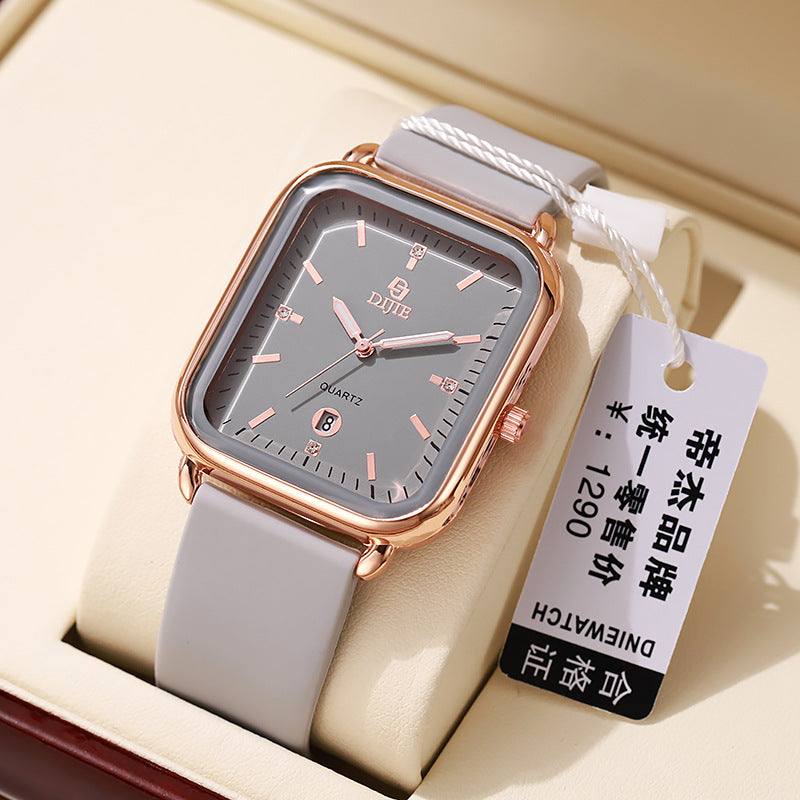zp436-Simple Women's Square Quartz Watch اشتري 1 و إحصول على 1 مجانا