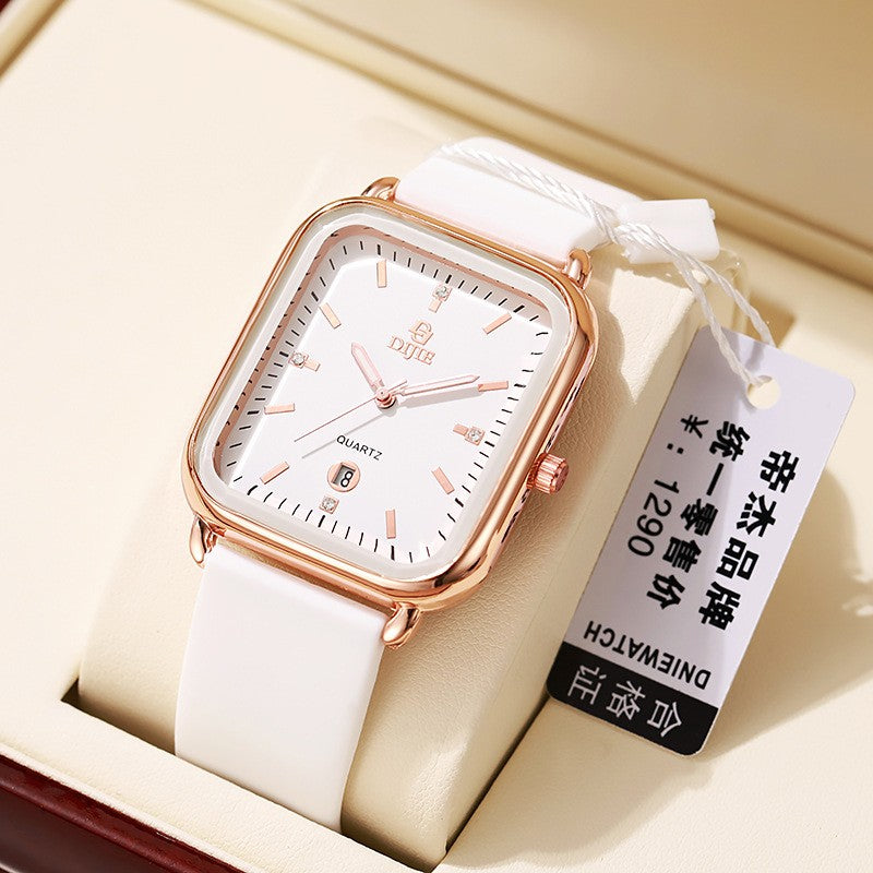 zp436-Simple Women's Square Quartz Watch اشتري 1 و إحصول على 1 مجانا