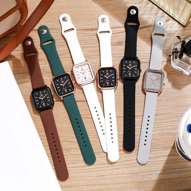 zp436-Simple Women's Square Quartz Watch اشتري 1 و إحصول على 1 مجانا