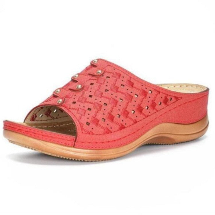 ae677-Summer women's thick-soled casual sandals