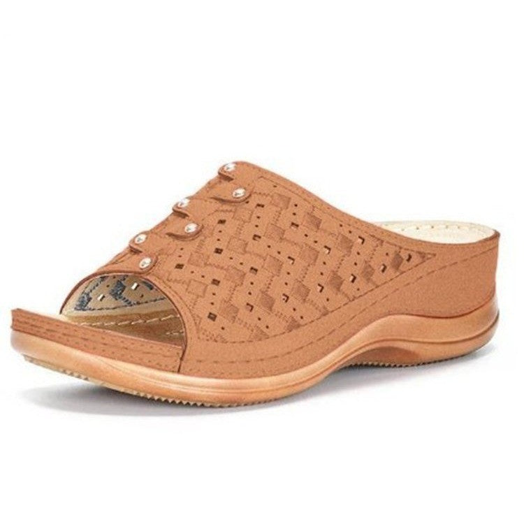 ae677-Summer women's thick-soled casual sandals