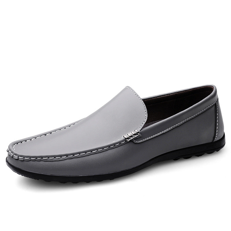 cf08-Men's slip-on casual leather shoes