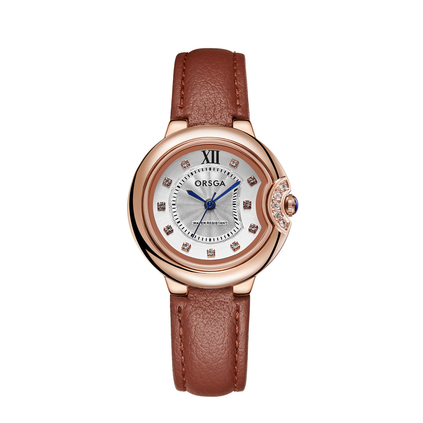 ae706-High-end fashion diamond-studded waterproof casual quartz watch for women