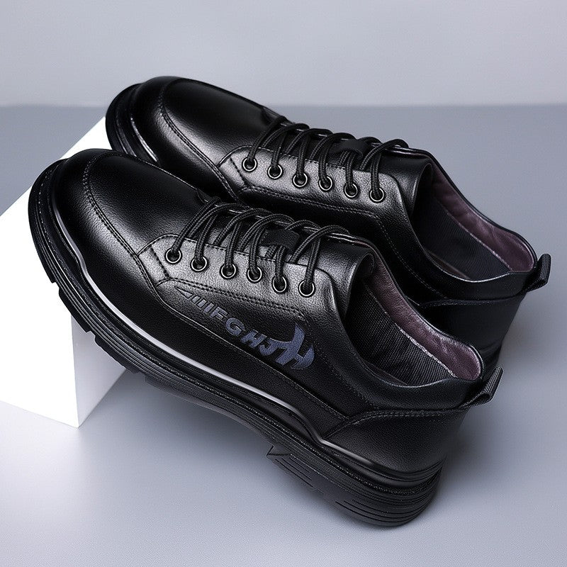 Spring and Autumn Men's Casual Driving Leather Shoes