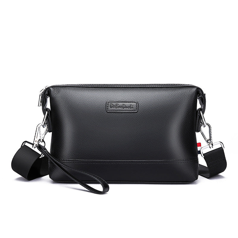 zd243-Men's Genuine Leather Fashion Casual Crossbody Bag