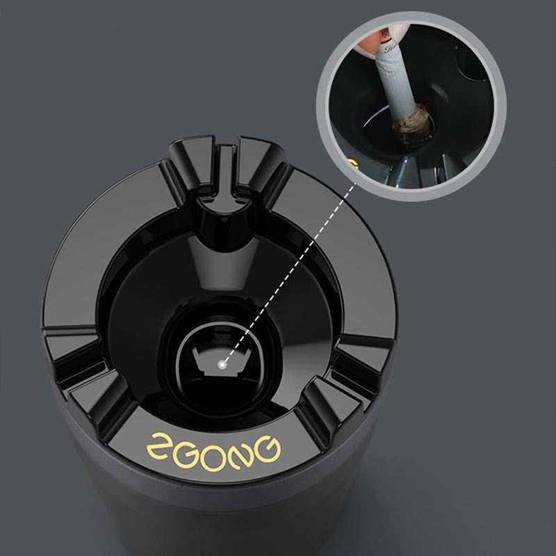 ae734-Vehicle mounted household ashtray with water tank