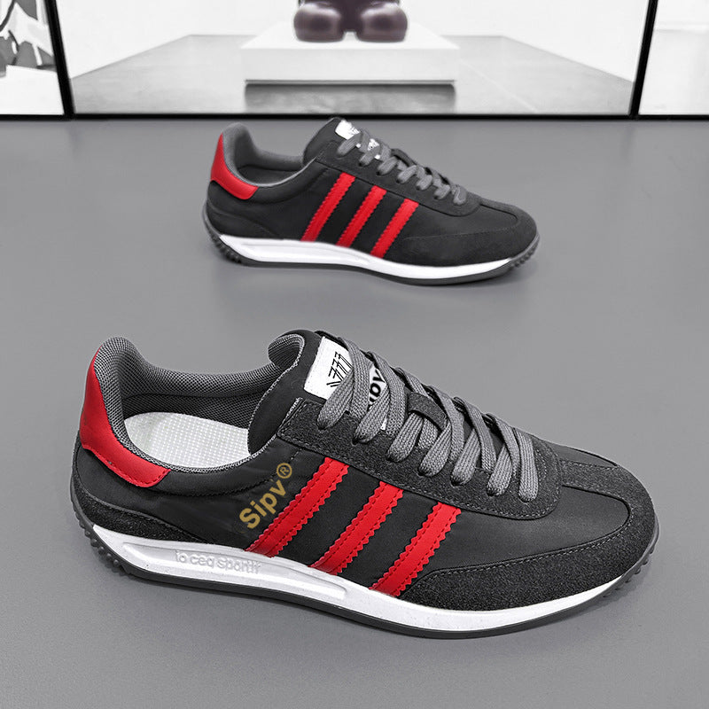2024 Men's breathable fabric flat sneakers