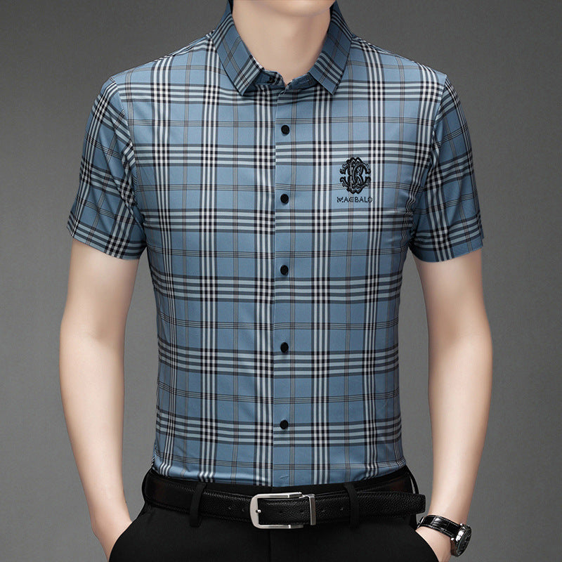 Casual business men's short-sleeved shirt(cm450)