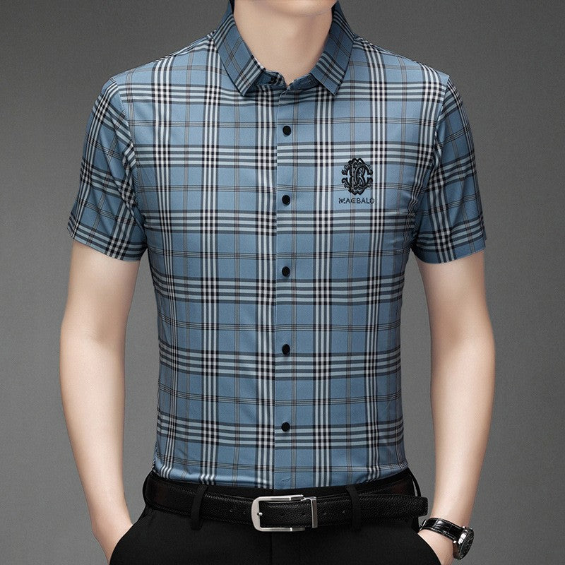 Casual business men's short-sleeved shirt(cm450)