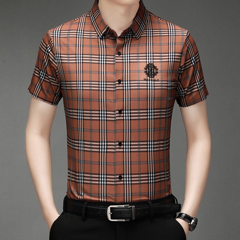 Casual business men's short-sleeved shirt(cm450)