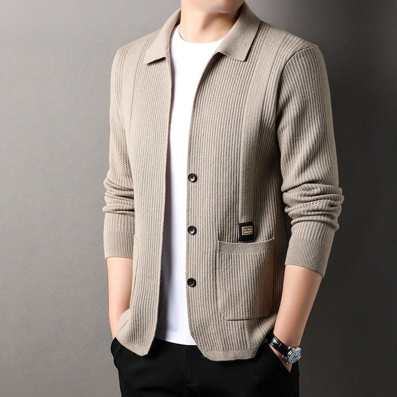 BOK93-Men's Spring and Autumn Korean Style Fashion Casual Sweater