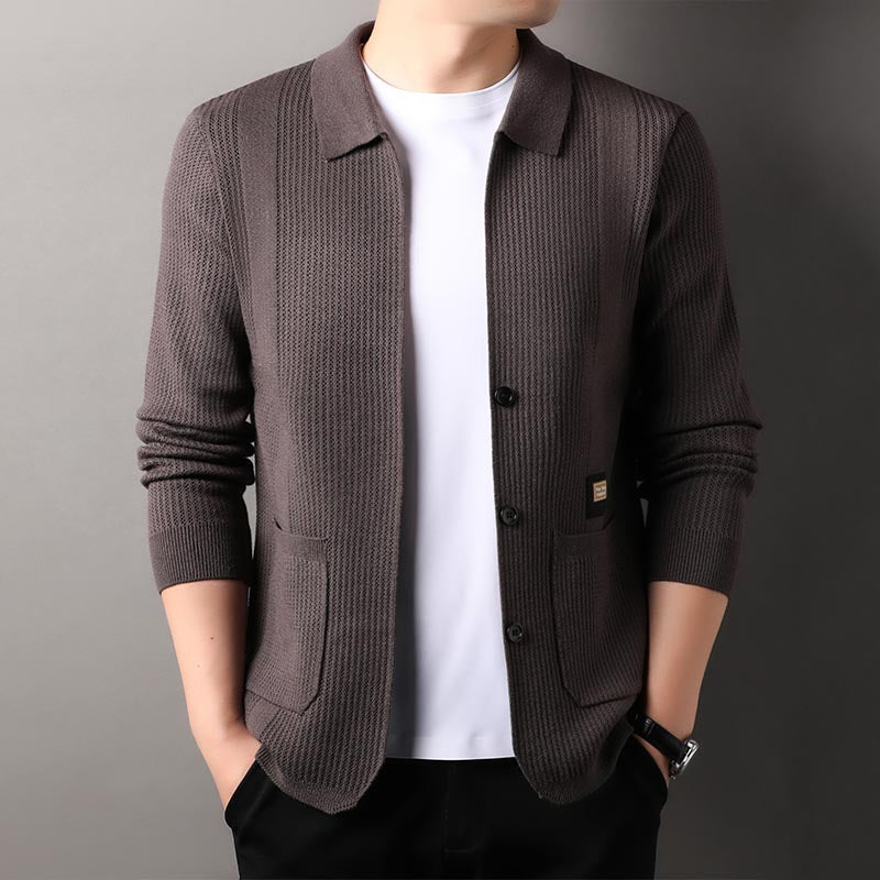 BOK93-Men's Spring and Autumn Korean Style Fashion Casual Sweater