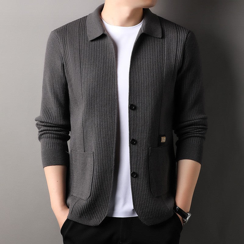 BOK93-Men's Spring and Autumn Korean Style Fashion Casual Sweater