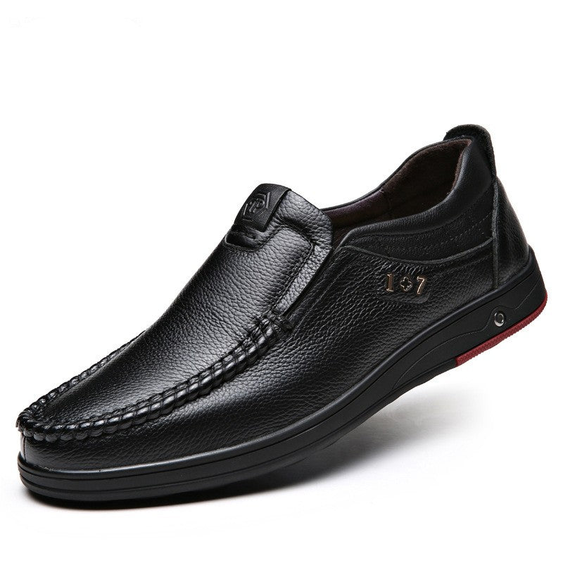 zq204-Fashion breathable men's leather shoes