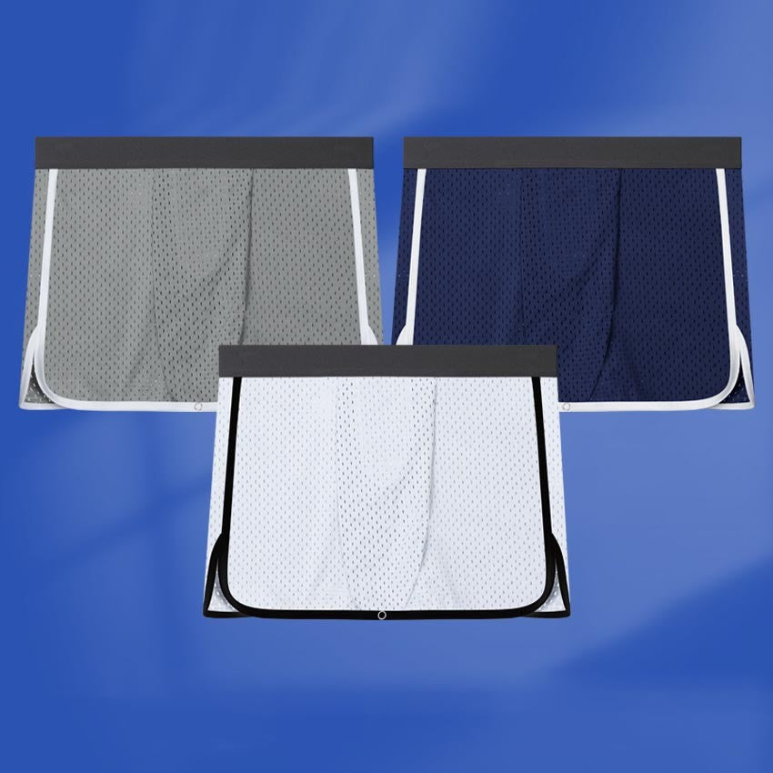 zq209-Summer Ice Silk Ultra-thin Mesh Men's Underwear