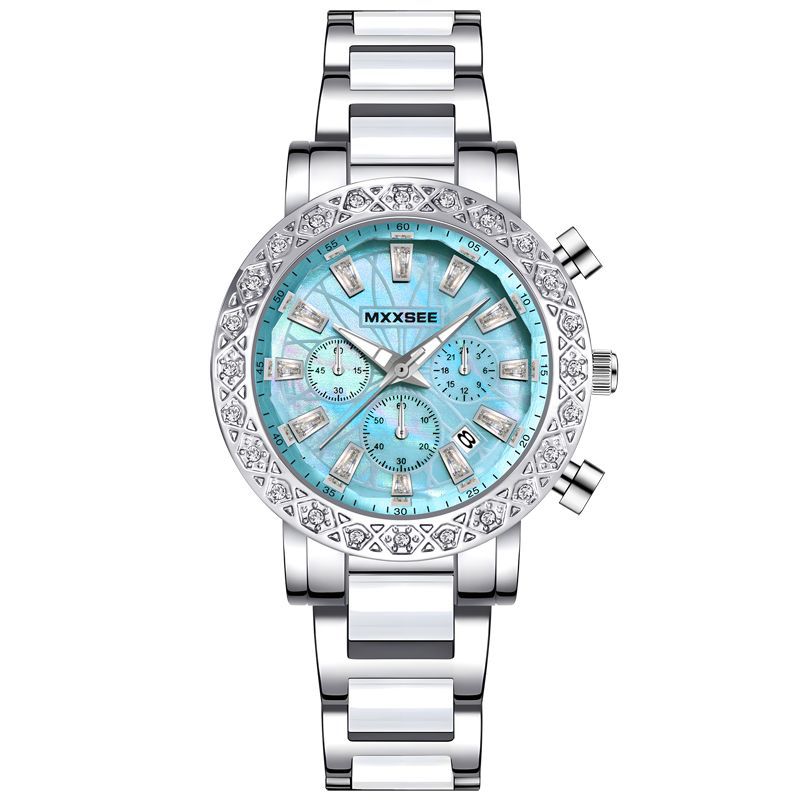 Ladies waterproof diamond watch