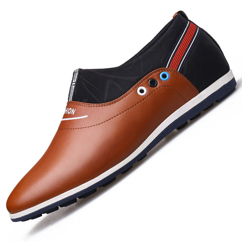 zq221-Men's casual leather shoes