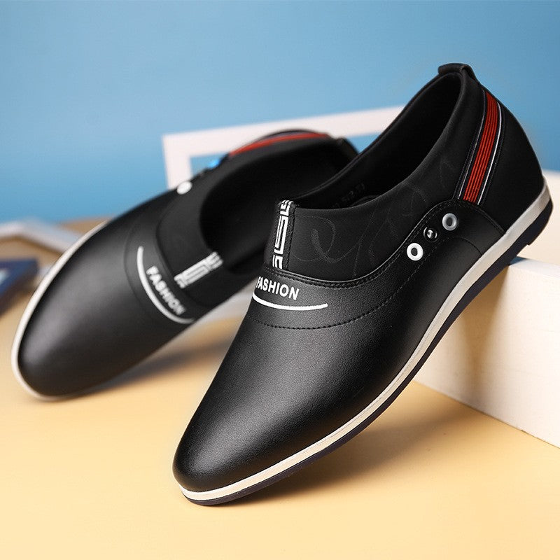 zq221-Men's casual leather shoes