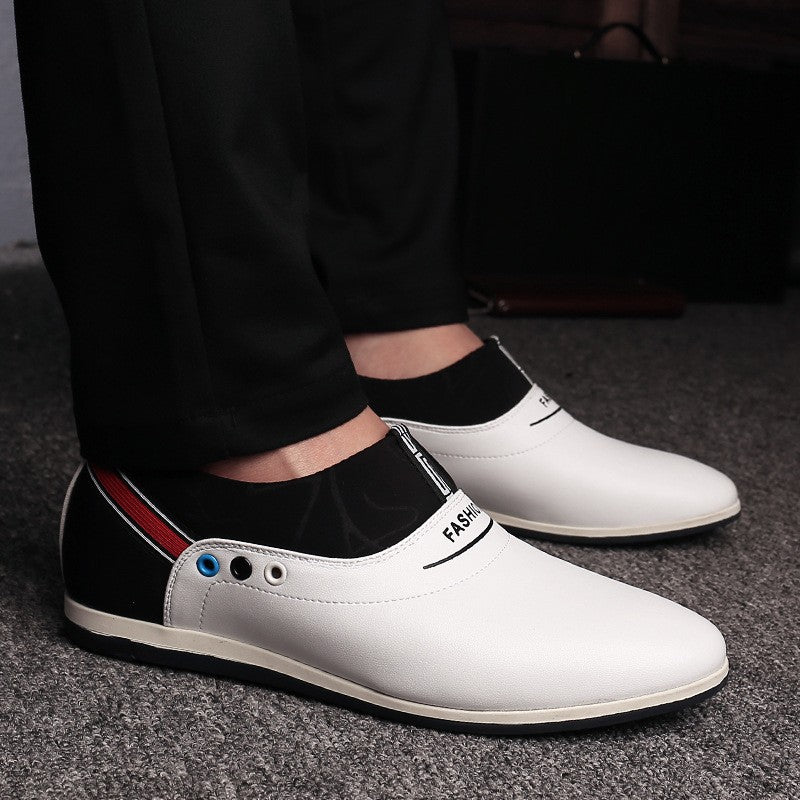zq221-Men's casual leather shoes