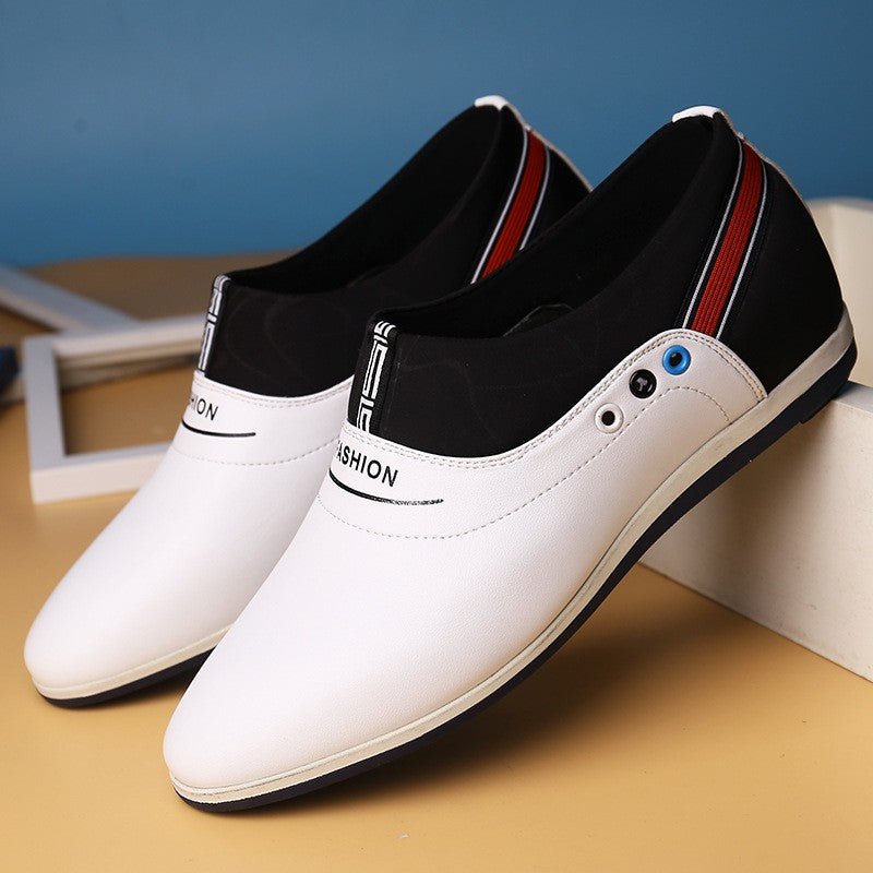 zq221-Men's casual leather shoes