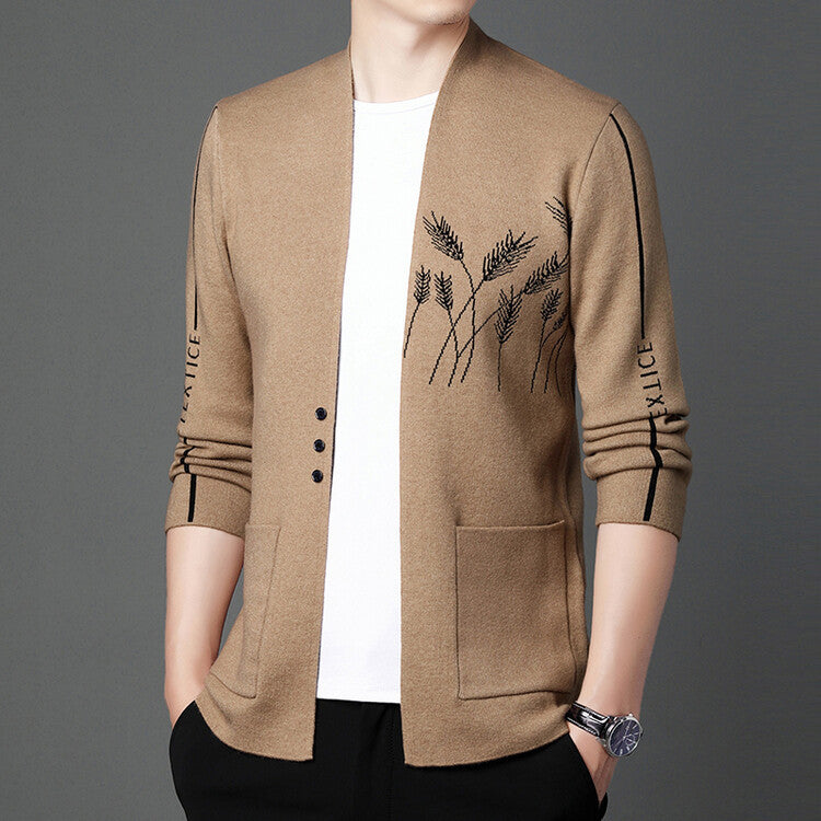 zq228-2024 New Autumn Men's Knitted Cardigan