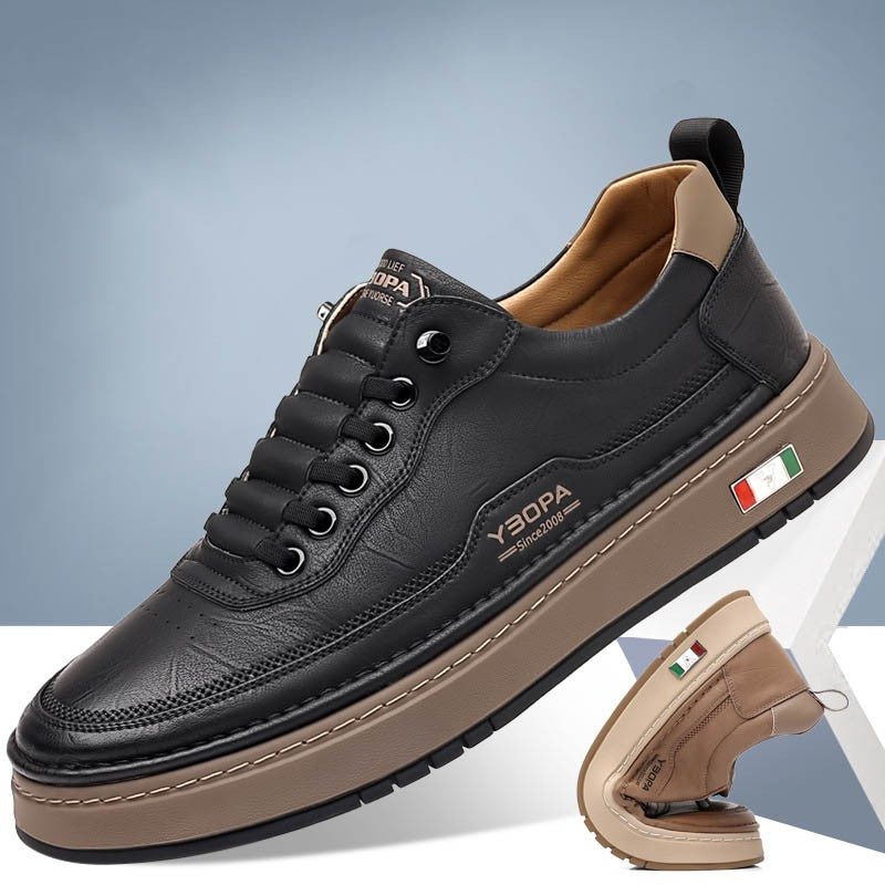 px45-2025 New men's handmade casual leather shoes